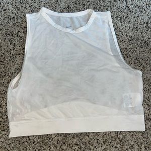 Nike mesh cropped tank